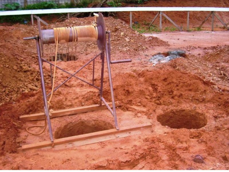 Tubulão mecanizado e manual